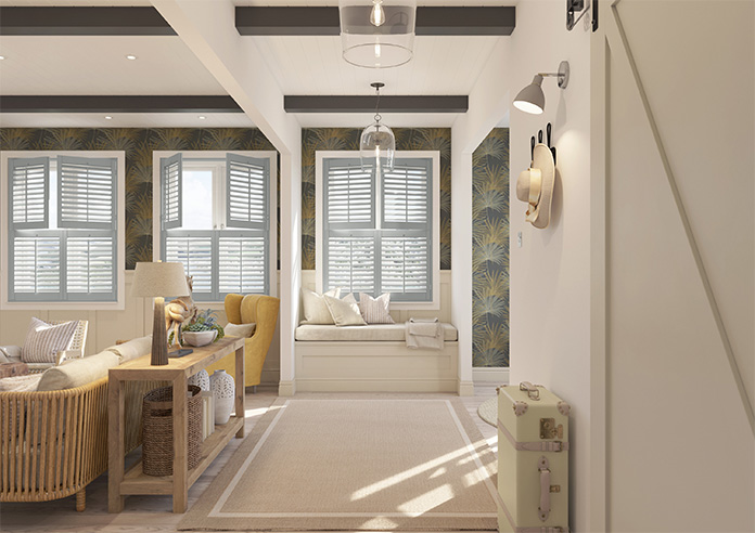 Kensington, Skyline Grey - Tier on Tier Twist&Fit Plantation Shutter - Image 9